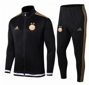 2019 Algeria Black Tracksuits Training Jacket and Pants