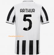 2021-22 Juventus Home Soccer Jersey Shirt with ARTHUR 5 printing