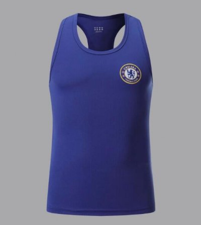 2020-21 Chelsea Blue Narrow-Back Vest Soccer Jersey Shirt