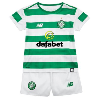 Kids Celtic 2018-19 Home Soccer Shirt With Shorts