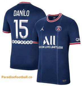 2021-22 Maillot PSG Domicile Soccer Jersey Shirt Danilo 15