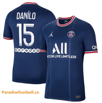 2021-22 Maillot PSG Domicile Soccer Jersey Shirt Danilo 15