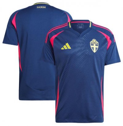 2024 Euro Cup Sweden Away Soccer Jersey Shirt