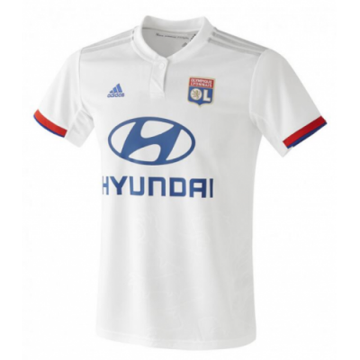 2019-20 Olympique Lyonnais Home Soccer Jersey Shirt