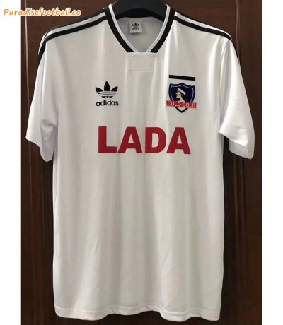 1991 Colo-Colo Retro Home White Soccer Jersey Shirt