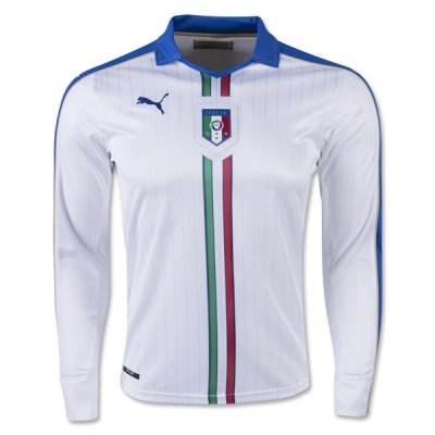 2016 Italy LS Away Soccer Jersey