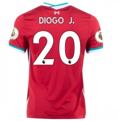 2020-21 Liverpool Home Soccer Jersey Shirt DIOGO JOTA #20
