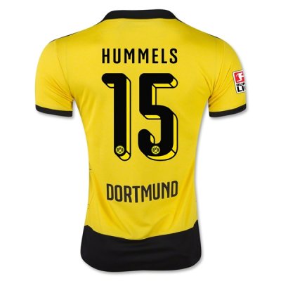 2015-16 Borussia Dortmund HUMMELS #15 Home Soccer Jersey