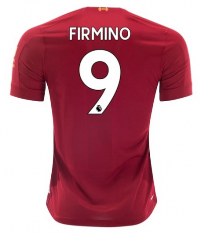 2019-20 Liverpool Home Soccer Jersey Shirt Roberto Firmino #9