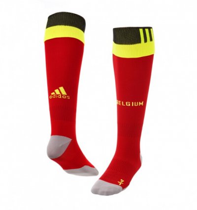 2016-17 Belgium Home Red Soccer Socks