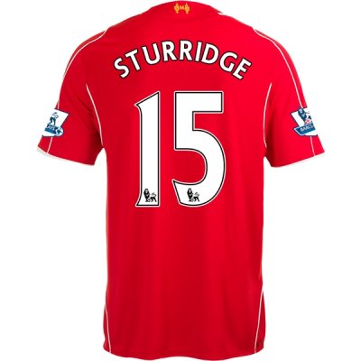 Liverpool 14/15 STURRIDGE #15 Home Soccer Jersey