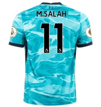 2020-21 Liverpool Away Soccer Jersey Shirt MOHAMED SALAH #11