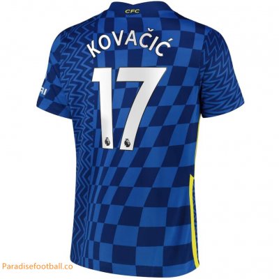 2021-22 Chelsea Home Soccer Jersey Shirt Kovacic 17 printing