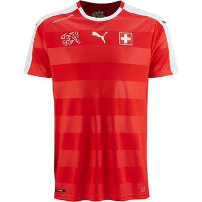 2016 Euro Switzerland Home Soccer Jersey