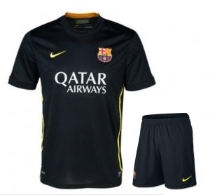 13-14 Barcelona Away Black Soccer Jersey Kit(Shirt+Short) 13-14 Barcelona Away Black Soccer Jersey Kit(Shirt+Short)