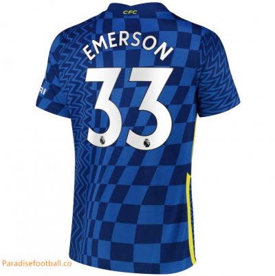 2021-22 Chelsea Home Soccer Jersey Shirt Emerson 33 printing