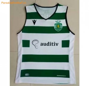 2021-22 Sporting Lisbon Home Soccer Vest Jersey Shirt