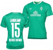 2019-20 Werder Bremen Home Soccer Jersey Shirt Sebastian Langkamp #15