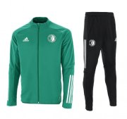 2020-21 Feyenoord Green Training Kits Jacket with Trousers
