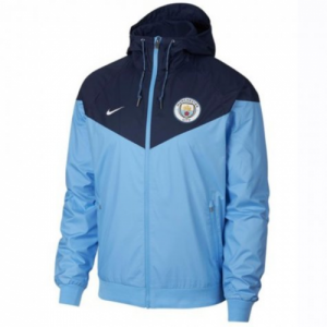 2018-19 Manchester City Blue Windbreaker Jacket