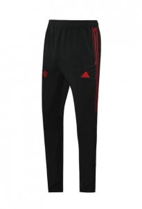 2020-21 Manchester United Black Red Stripe Training Pants