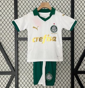 2024-25 Sociedade Esportiva Palmeiras Kids Away Soccer Kits Shirt With Shorts