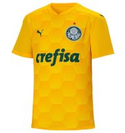 2020-21 Palmeiras Yellow Goalkeeper Soccer Jersey Shirt
