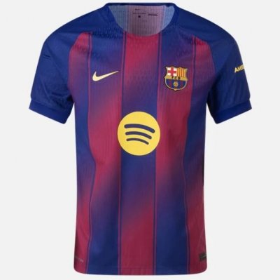 2025-26 Barcelona Home Soccer Jersey Shirt Player Version