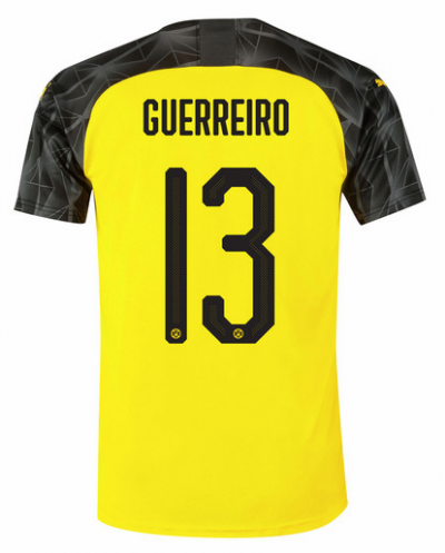 2019-20 Borussia Dortmund Cup Home Soccer Jersey Shirt Guerreiro 13