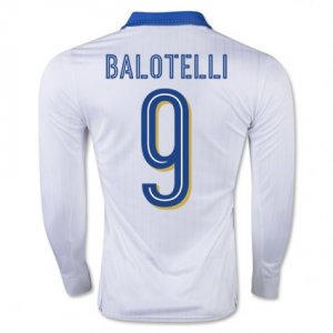 2016 Italy 9 Balotelli LS Away Soccer Jersey