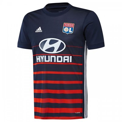 2017-18 Olympique Lyonnais Away Soccer Jersey Shirt