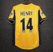 1999/2001 Arsenal Retro Away Soccer Jersey Shirt Henry #14