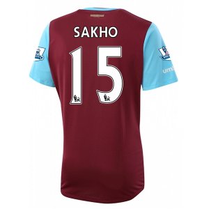 2015-16 West Ham SAKHO 15 Home Soccer Jersey