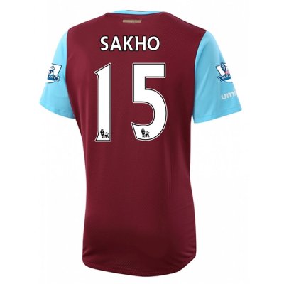 2015-16 West Ham SAKHO 15 Home Soccer Jersey