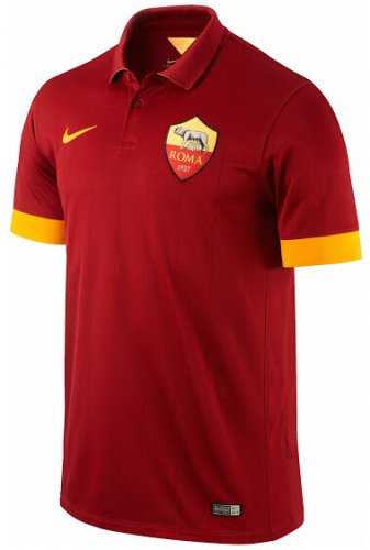 14-15 Roma Home Soccer Jersey Shirt