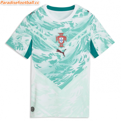 2026 FIFA World Cup Portugal Away Women Soccer Jersey Shirt