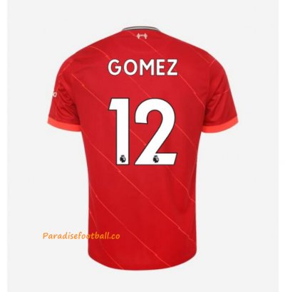 2021-22 Liverpool Home Soccer Jersey Shirt with GOMEZ 12 printing