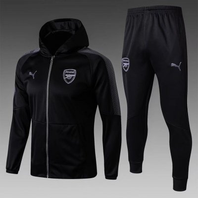 2017-18 Arsenal black Soccer training Hoody jacket