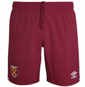 2019-20 West Ham United Home Soccer Shorts