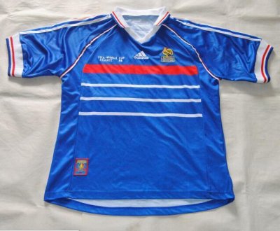 1998 World Cup France Home Soccer Jersey