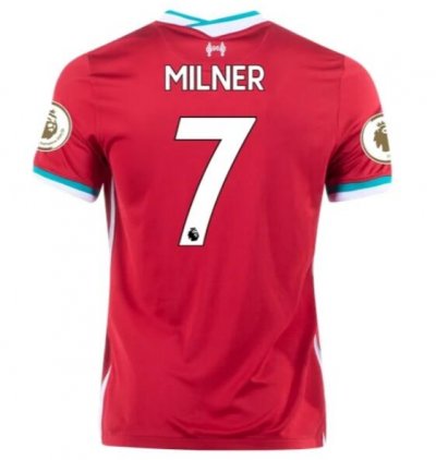 2020-21 Liverpool Home Soccer Jersey Shirt JAMES MILNER #7