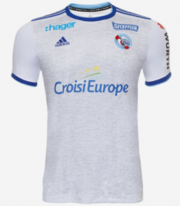 2019-20 Racing Club de Strasbourg Alsace Home Soccer Jersey Shirt