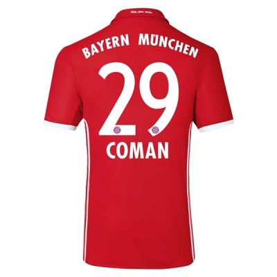 2016-17 Bayern Munich 29 COMAN Home Soccer Jersey