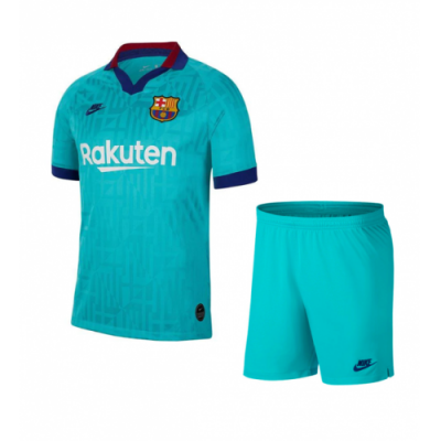 2019-20 Barcelona Third Away Soccer Jersey Kit (Shirt + Shorts)