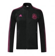 2020 Mexico Black Rose High Neck Collar Training Jacket