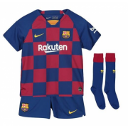 Kids Barcelona 2019-20 Home Soccer Full Kits (Shirt + Shorts + Socks)