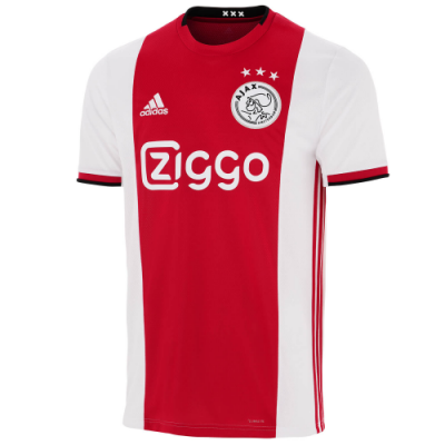 2019-20 Ajax Home Soccer Jersey Shirt