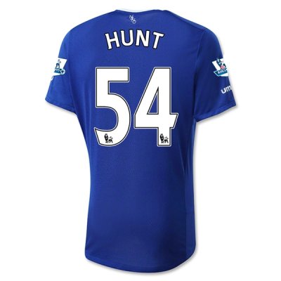 2015-16 Everton HUNT #54 Home Soccer Jersey