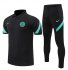 2021-22 Inter Milan Black Polo Kits Shirt with Pants
