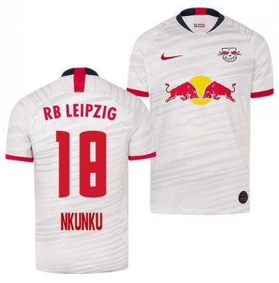 2019-20 RB Leipzig Home Soccer Jersey Shirt Christopher Nkunku #18